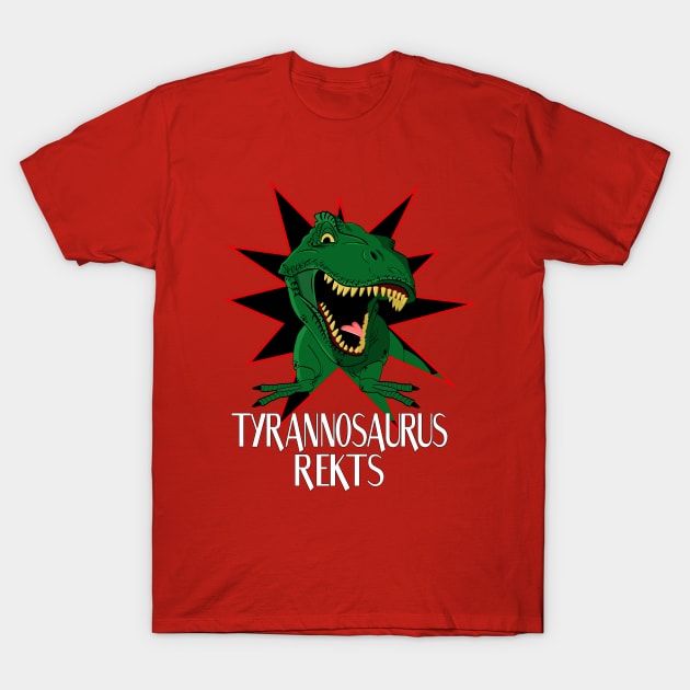 Tyrannosaurus Rex T-Shirt by rachybattlebot